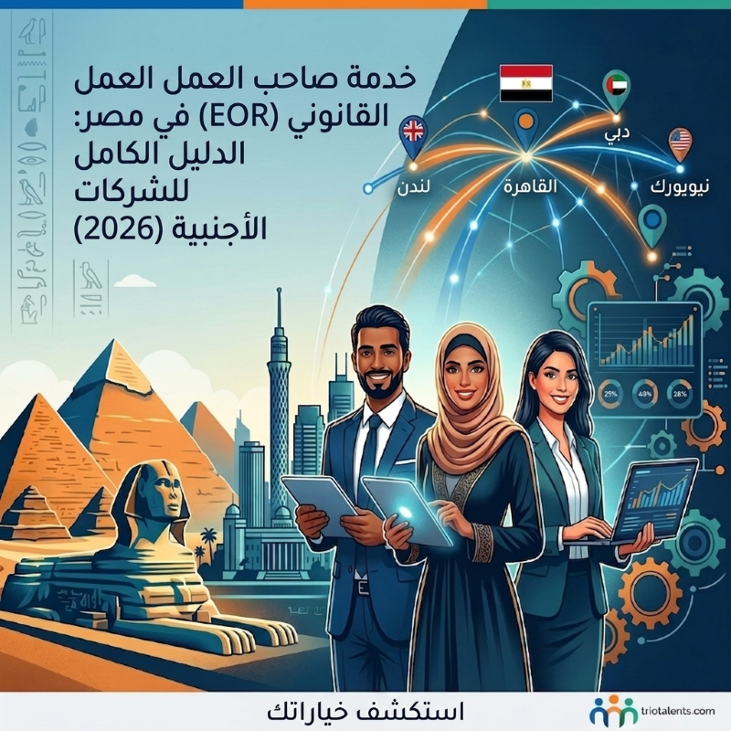 خدمة صاحب العمل القانوني (EOR) في مصر: الدليل الكامل للشركات الأجنبية (2026)
